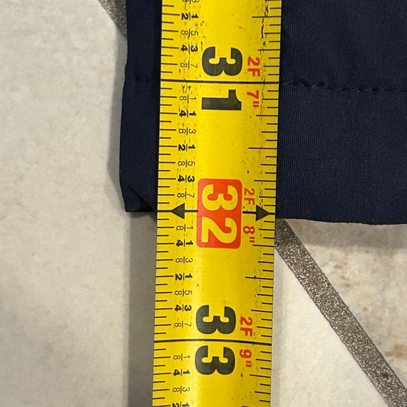 Eddie Bauer Fleece Lined Tech Pants Mens 32x32 Navy Blue Straight Leg Outdoor - Picture 7 of 10